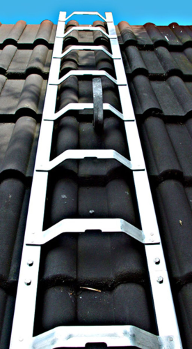 Dachdeckerauflegeleiter Alu Nr. 81028 Länge 7,60 m